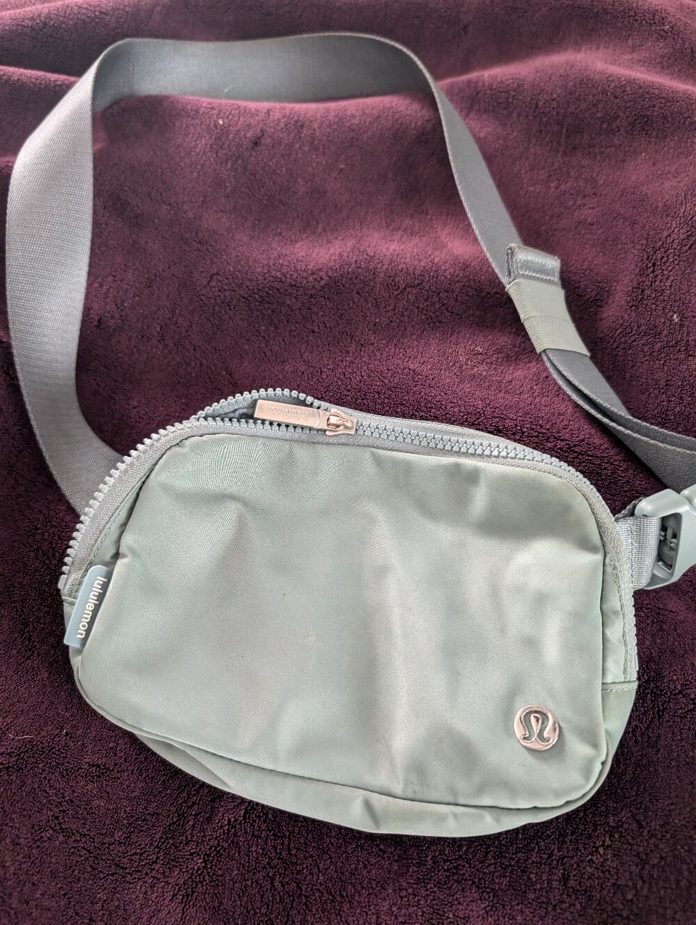 Lululemon Sage Green Belt Bag
